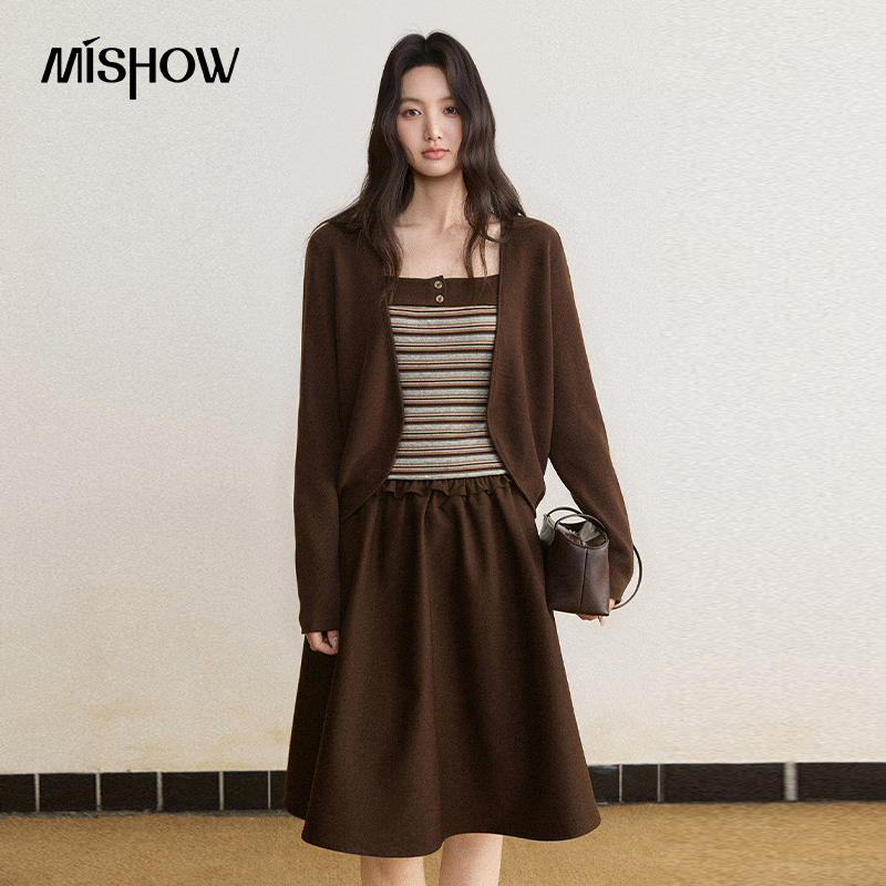 Embellish Knit - MISHOW 여성 의류 세트, 2026년 가을