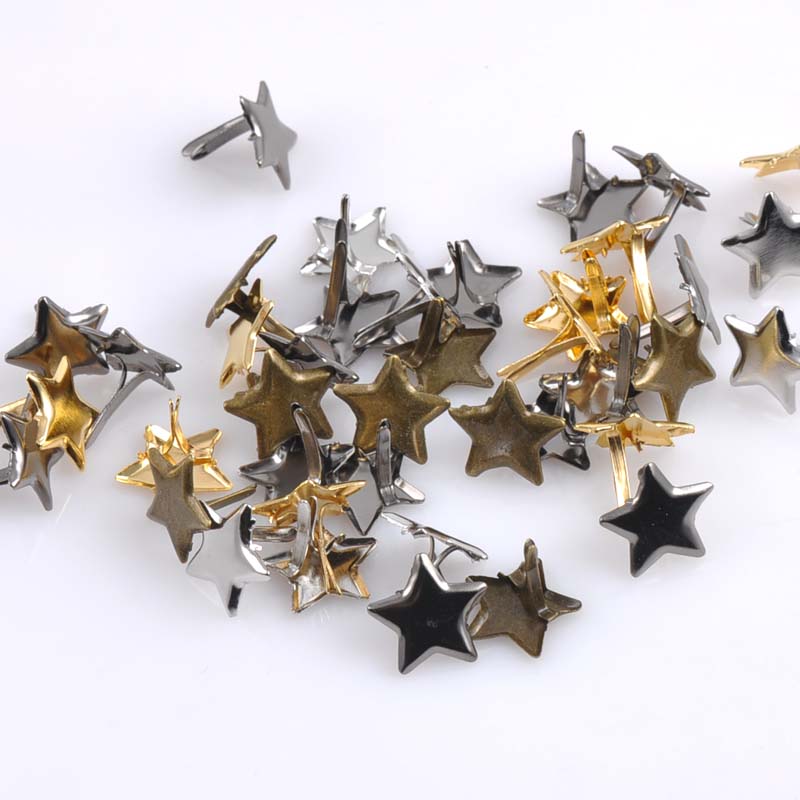 Embellishments For Scrapbooking - 혼합 파스텔 스타 브래드 스크랩북 장식