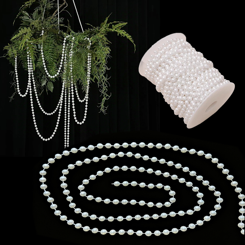 5미터/세트 화이트 펄 체인 4/5/6mm 사이즈 가능 - Pearl Trim Chain 리뷰 및 가격