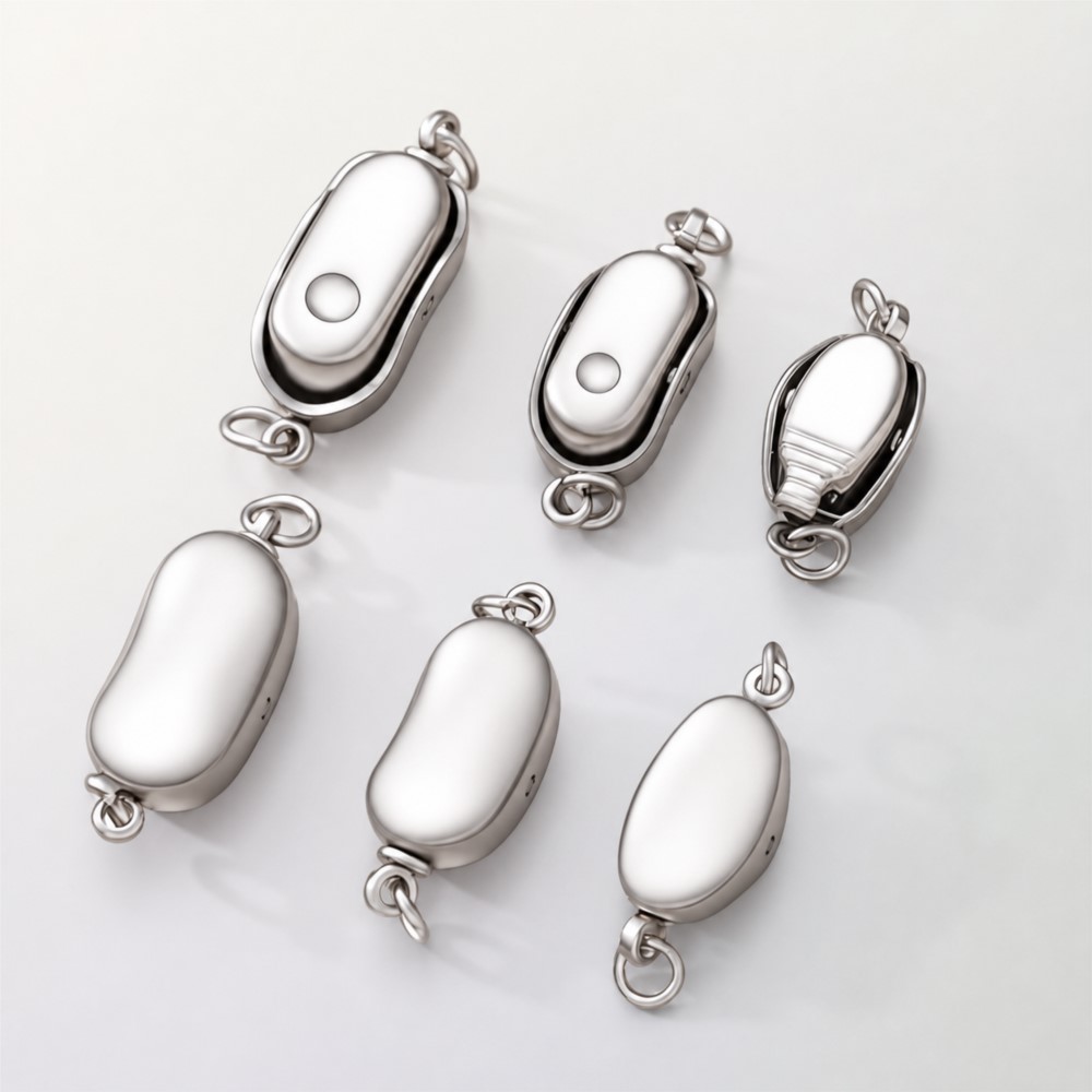 2/5Pcs 스테인레스 스틸 땅콩 모양 걸쇠 체인 커넥 - Pearl Trim Chain 리뷰 및 가격