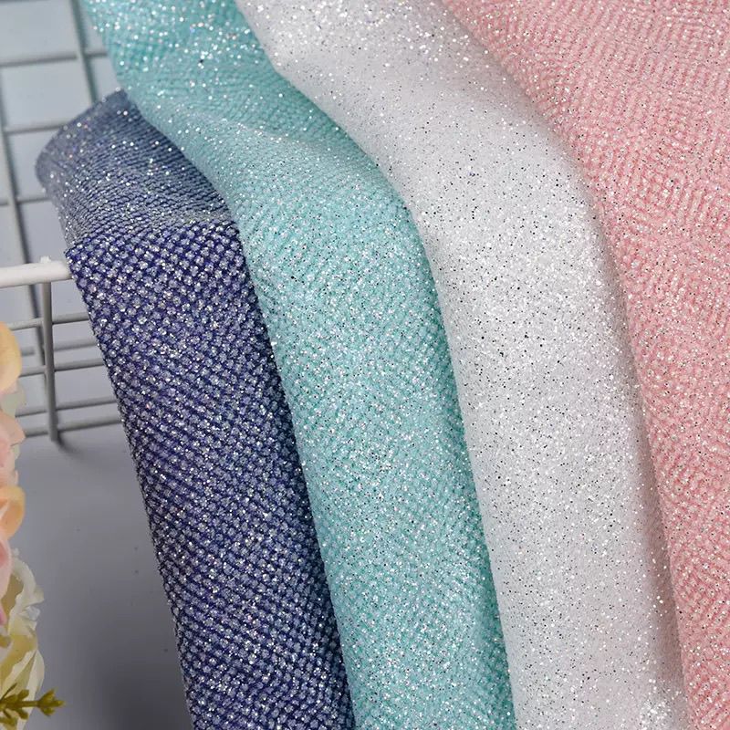 DIY 바느질용 반짝이 스팽글 메쉬 원단, 수제 웨딩드 - Crystal Mesh Fabric 리뷰 및 가격