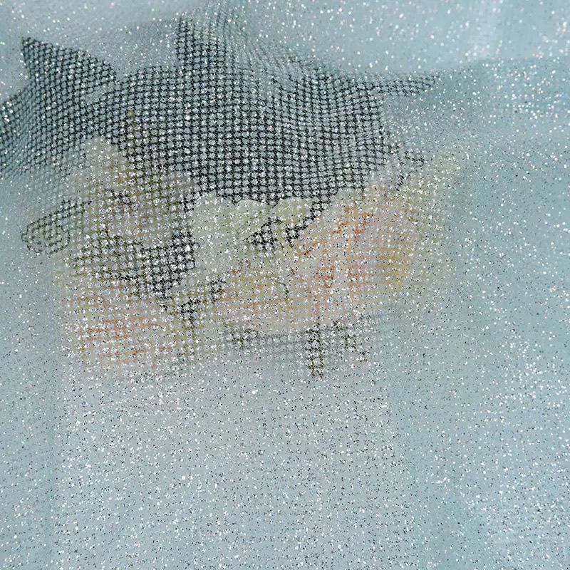 DIY 바느질용 반짝이 스팽글 메쉬 원단, 수제 웨딩드 - Crystal Mesh Fabric 리뷰 및 가격