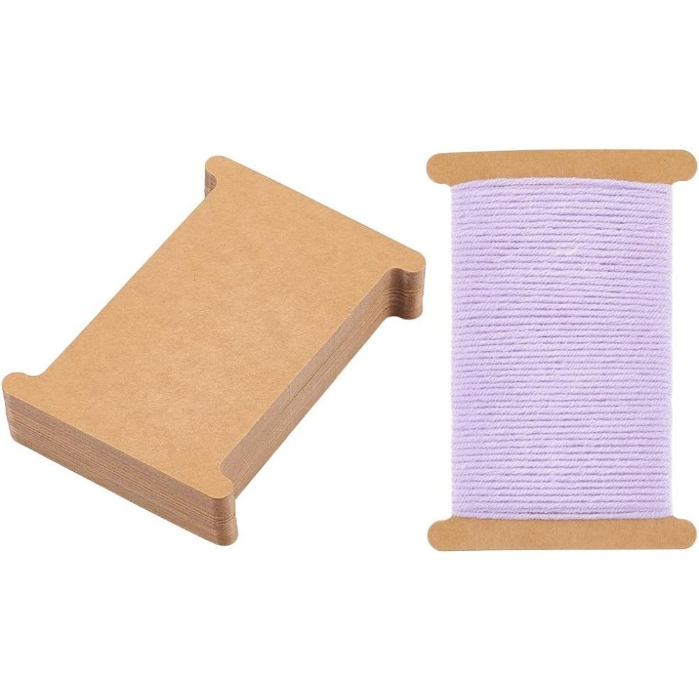 50pcs 리본 스토리지 주최자 골판지 리본 스풀 자수 - Organza Ribbon Spool 리뷰 및 가격