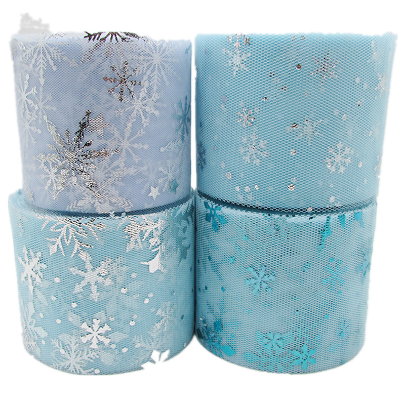 6cm * 25yds Organza 스노우 플라워 Tu - Organza Ribbon Spool 리뷰 및 가격