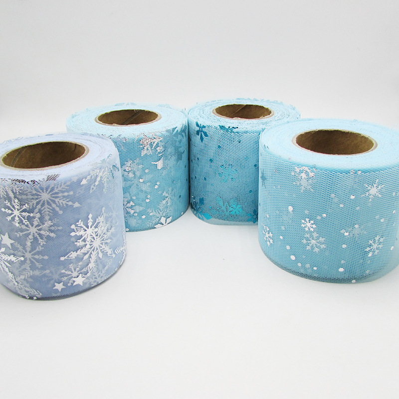 6cm * 25yds Organza 스노우 플라워 Tu - Organza Ribbon Spool 리뷰 및 가격
